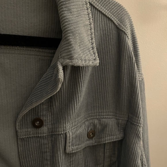 ZARA BLUE CORD SHIRT - Picture 4 of 4